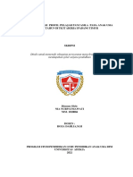 Implementasi Profil Pelajar Pancasila Pada Anak Usia - Tahun Di TK It Adzkia I Padang Timur