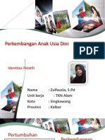 Perkembangan Anak Usia Dini