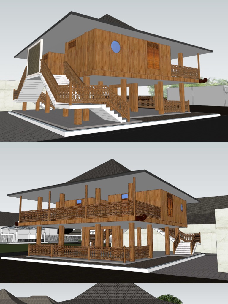 3d Rumah Panggung | PDF