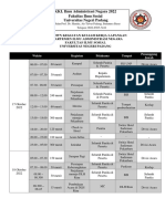 Rundown KKL Pekanbaru