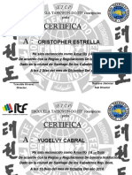 Certificado Modificado