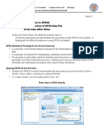 Lesson 1 - SPSS