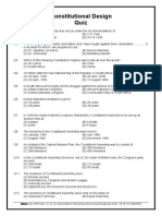 Constitution Design Quiz