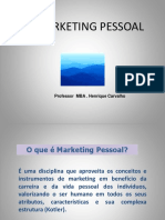 ApresentaÃ Ã o Marketing Pessoal