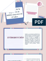 Medición de La Depresión en Adultos Mayores de 65 Años