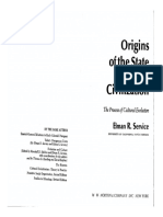 Service E.R. - Origins of the State and Civilization. the Process of Cultural Evolution