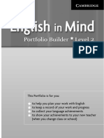 English in Mind 2. Portfolio