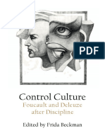 Control Culture Foucault and Deleuze After Discipline 9781474436755 9781474436779 9781474436786
