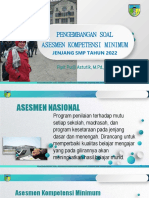 Pengembangan Soal AKM SMP 2022 Kab. Kediri