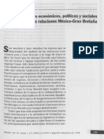 Relaciones México-Gran Bretaña: aspectos económicos, políticos y sociales