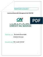 Rapport D'audit Crédit Du Maroc