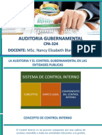 El Sistema de Control Interno de Las Entidades Publicas