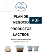 PROYECTO Plan de Negocio Productos Lacteos