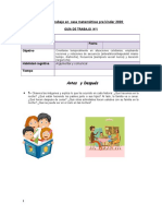 Guías de Trabajo en Casa Matemáticas Pre Kínder 2020