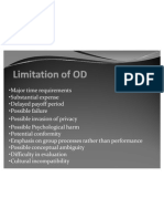 Limitation of OD
