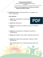 Cronograma de Estudo para Elaboração Do Currículo