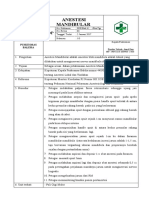 Sop Anestesi Mandibular