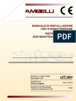 Zambelli LFT30 Operator Manual
