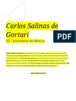 Carlos Salinas de Gortari - Wikipedia, La Enciclopedia Libre