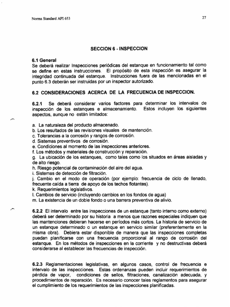 Api 653-3-2001 | PDF
