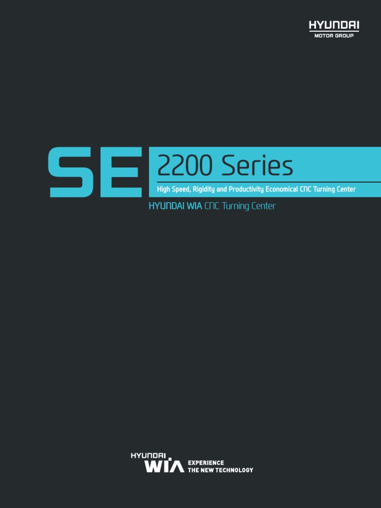 SE2200 Series CNC Turning Center | PDF | Machining | Numerical Control