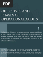 Objectives and Phases of Operational Audits