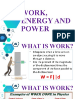 Work, Energy and Power