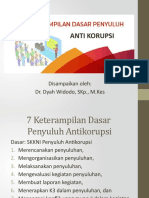 7 Keterampilan Dasar Penyuluh Antikorupsi