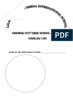 01 - Cover Page Proficiency
