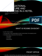 Organizational Structure in A Hotel