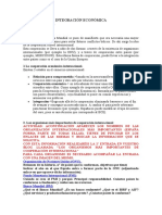 Cooperación e Integración Económica Internacional.