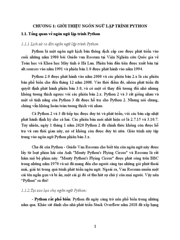 Giáo Trình Python-7 - 10 | PDF