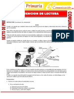 Comprensión de Lectura para Sexto de Primaria