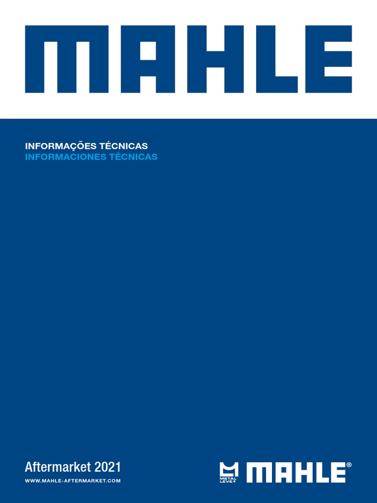 Catalogo Mahle | PDF | Pistão | Tecnologia de veículos