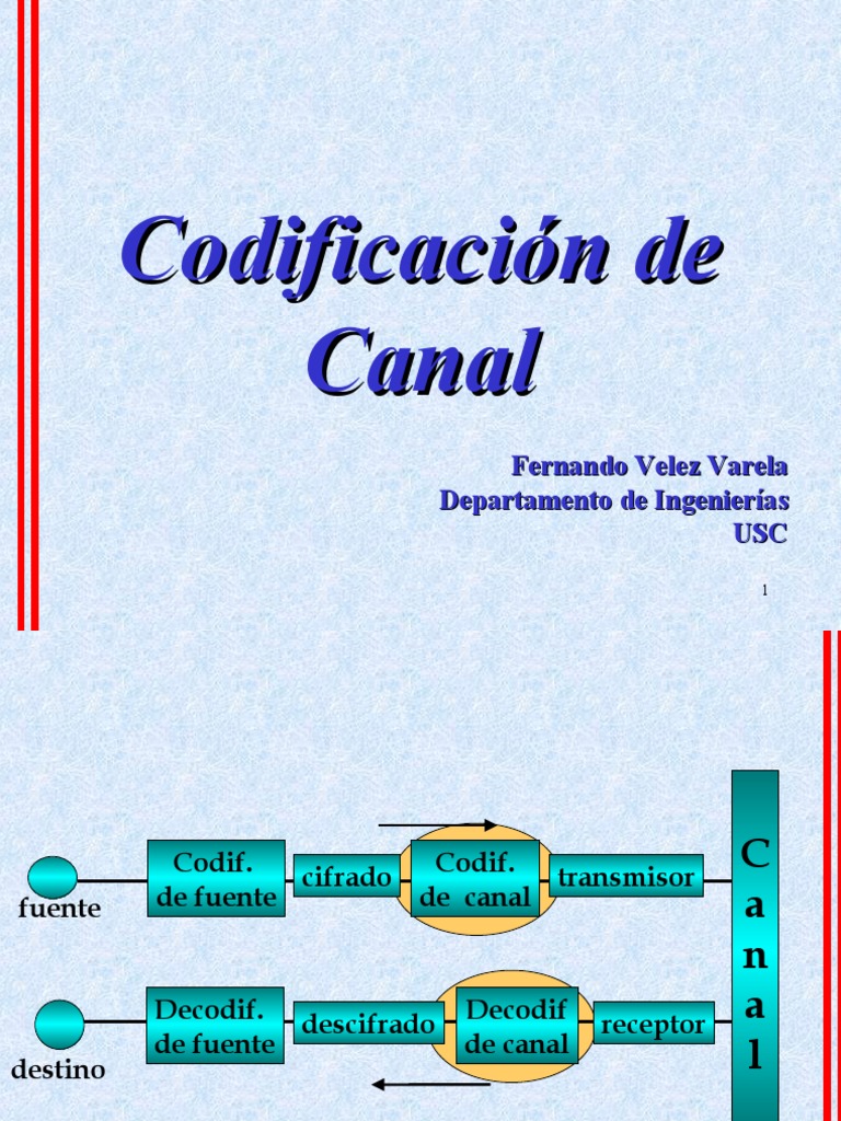 Clase 08 - Codificacion de Canal | PDF | Detección y corrección de ...