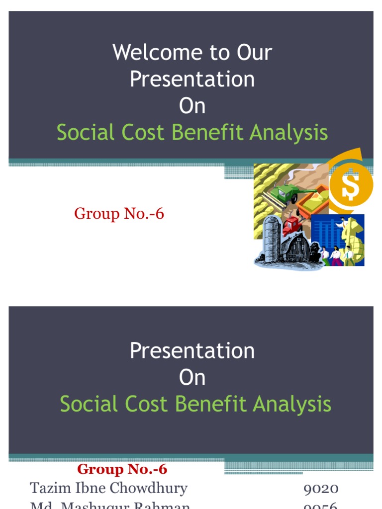 2 Social Cost Benefit Analysis Overview About Two Approaches of SCBA ...