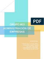 Administración de Empresas GRUPO #03