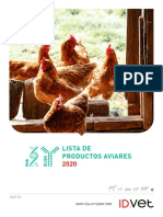 Lista de Productos Aviares ELISA PCR 2020 - v3 ES - Doc10899