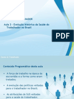 Evolução Saúde Trabalhador Brasil SUS