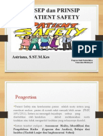 Konsep Dan Prinsip Patient Safety: Astriana, S.ST.M.Kes