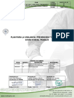 SGSST-RL-PL - 01 - Plan para La Vigilancia, Prevención y Control de Covid-19 en El Trabajo - v2