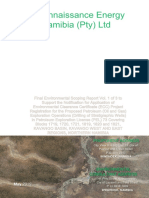 Annex 1 - EIA Report Report For Drilling in PEL 73 Blocks 1819 and 1820 Kavango East and West Vol 2 of 3