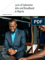 Economic Impacts of Submarine Fiber Optic Cables and Broadband Connectivity in Nigeria