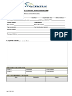 Background Investigation Form: Address Check