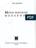 André Reszler - Mitos políticos modernos-Fondo de Cultura Económica (1984)