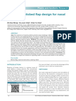 A Modified Bilobed Flap Design For Nasal Tip Defec