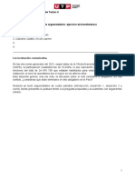 S09. y S10 - Ejercicio de Transferencia - El Texto Argumentativo - Formato