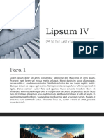 Lipsum IV