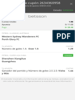 Historial de Apuestas Betsson