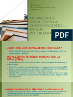 Movimientos Sociales en La Construccion Del Estado Plurinacional